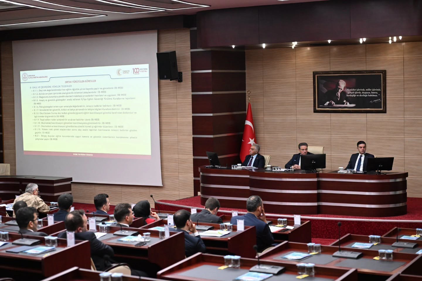 Erzurum’da okul güvenliği masaya yatırıldı