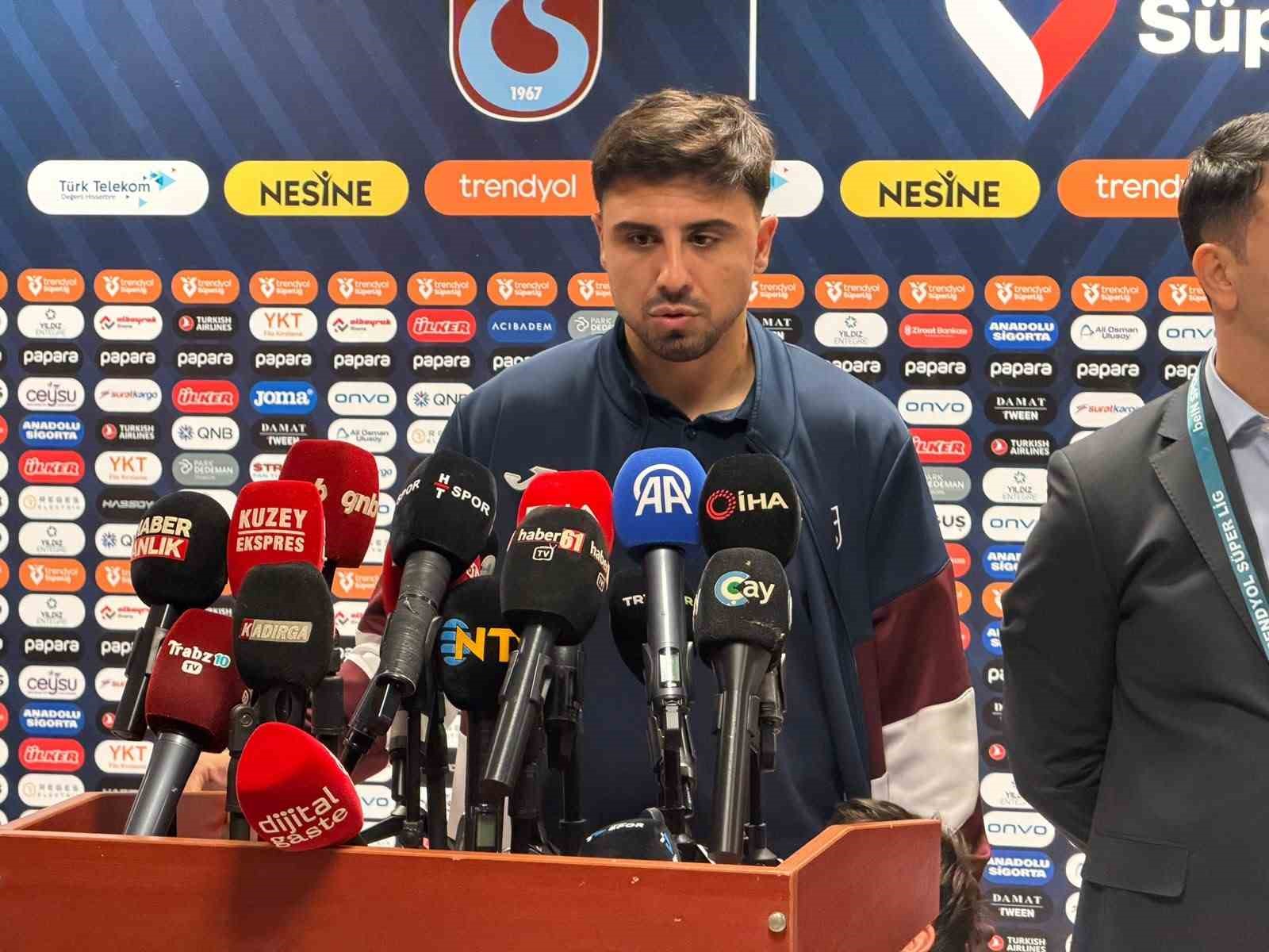 Ozan Tufan: "Doğru anda doğru yerde oldum ve gol geldi"