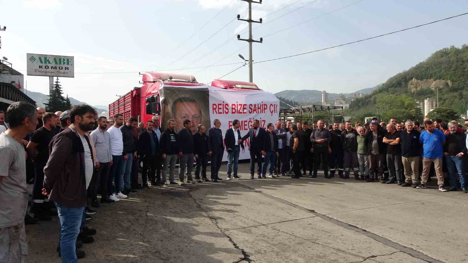 Trabzon’da kömürcülerden çağrı: 