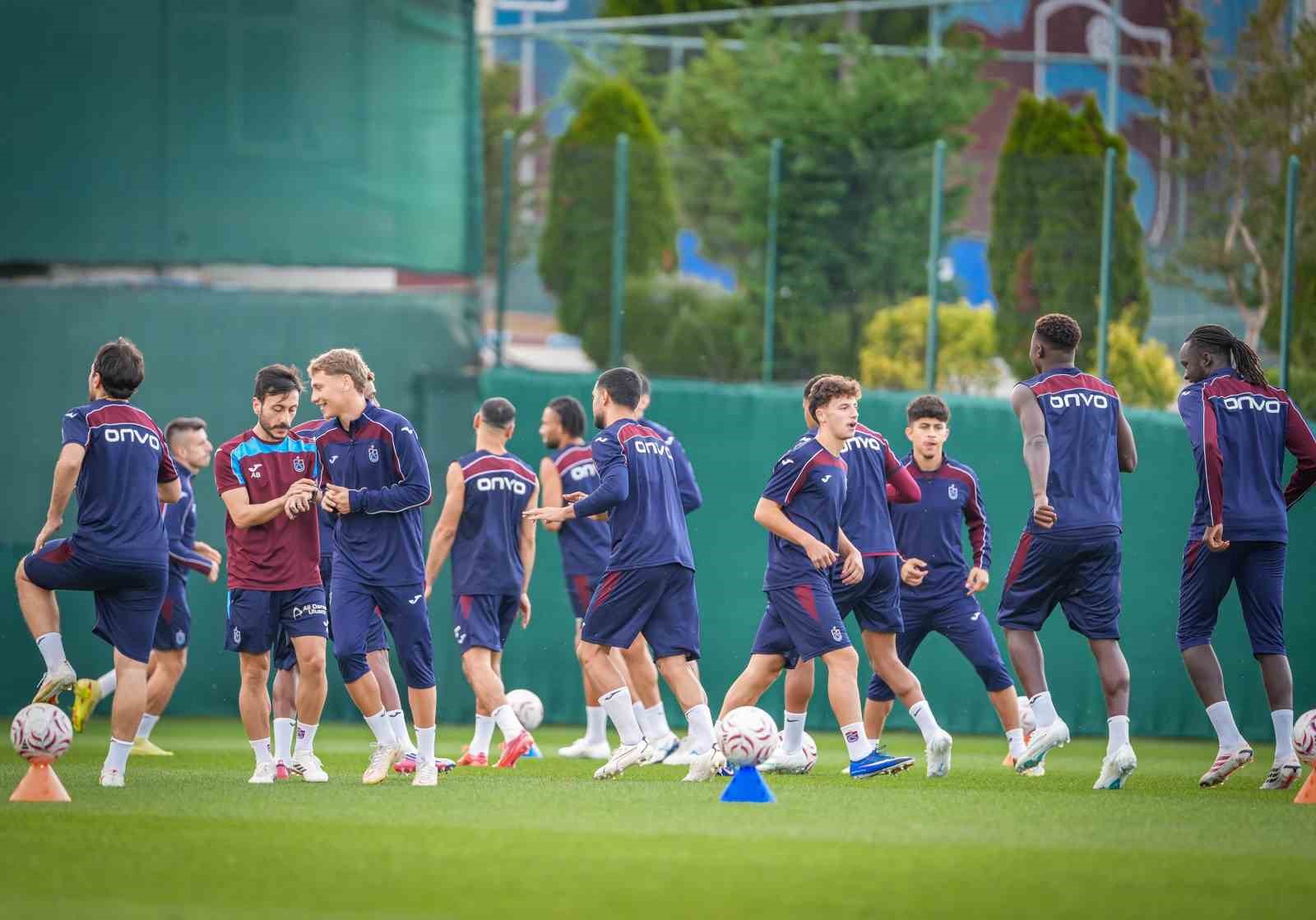 Trabzonspor, Beşiktaş maçı hazırlıklarını tamamladı
