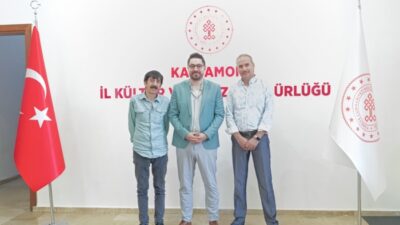 Begen Medya’nın sahibi Metin Begen ve İbrahim Kayalı, Kastamonu İl