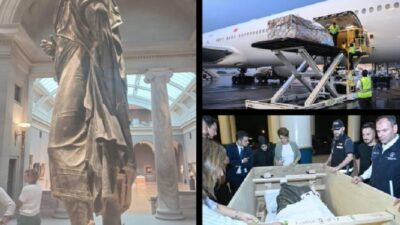 Roma İmparatoru Marcus Aurelius’a ait bronz heykel, Türkiye’den 1960’lı yıllarda