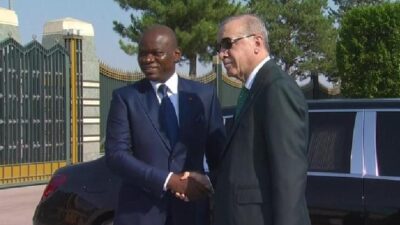 Cumhurbaşkanı Recep Tayyip Erdoğan, Türkiye’yi ziyaret eden Gabon Geçiş Dönemi