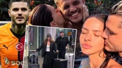 Galatasaray’ın yıldız golcüsü Mauro Icardi, sevgilisi China Suarez ile birlikte