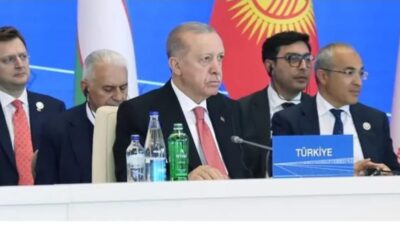 Cumhurbaşkanı Recep Tayyip Erdoğan, Azerbaycan’ın Hankendi kentinde düzenlenen Ekonomik İşbirliği