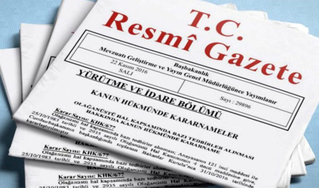 28 Temmuz 2025 tarihli Resmî Gazete, eğitimden yargıya, kamu yönetiminden