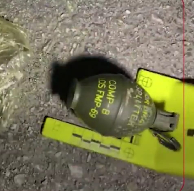 Bursa’da durdurulan bir araçta 2 el bombasının ele geçirilmesinin ardından