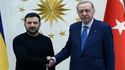 Cumhurbaşkanı Recep Tayyip Erdoğan, Ukrayna Devlet Başkanı Volodimir Zelenskiy ile