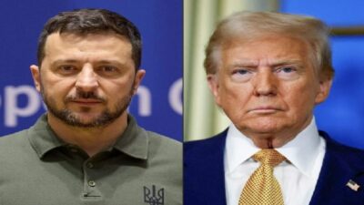 ABD Başkanı Donald Trump ve Ukrayna Devlet Başkanı Volodimir Zelenski,