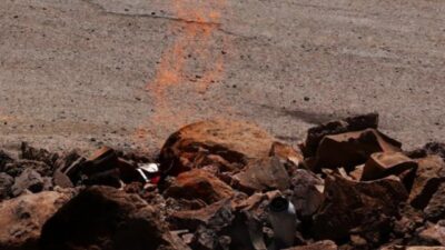 Kaynak:TRT Suriye’nin Şam kırsalında su bulmak amacıyla açılan bir kuyudan