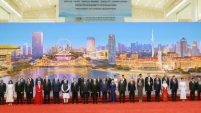 Cumhurbaşkanı Recep Tayyip Erdoğan ve eşi Emine Erdoğan, Şanghay İşbirliği