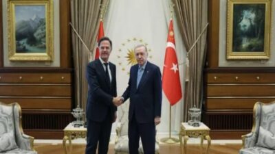 Cumhurbaşkanı Recep Tayyip Erdoğan, NATO Genel Sekreteri Mark Rutte ile