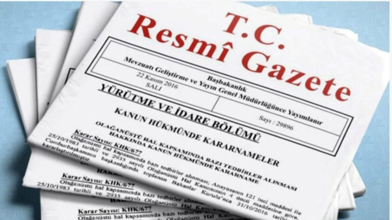 15 Ağustos 2025, Ankara – Resmî Gazete’nin bugünkü sayısında yürütme,