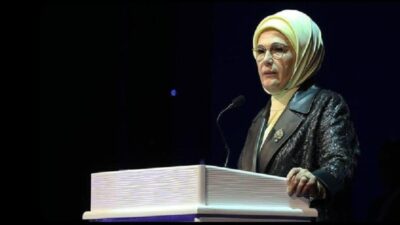 Cumhurbaşkanı Recep Tayyip Erdoğan’ın eşi Emine Erdoğan, ABD Başkanı Donald