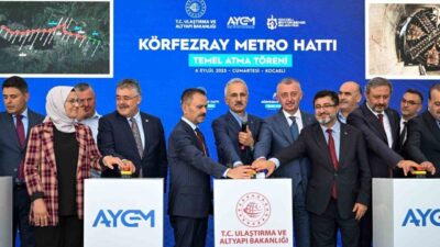 Kocaeli’de 77 milyar TL yatırım bedeliyle hayata geçirilen Körfezray Metro