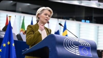 Avrupa Birliği (AB) Komisyonu Başkanı Ursula von der Leyen, İsrail’e