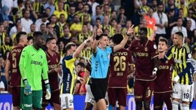 Süper Lig’in 5. haftasında Fenerbahçe, sahasında ağırladığı Trabzonspor’u 1-0 mağlup
