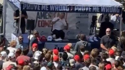 ABD’de Utah Valley Üniversitesi’nde düzenlenen bir etkinlikte ABD Başkanı Donald