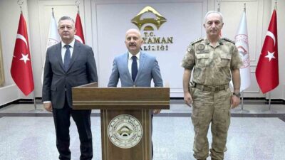 Adıyaman Valisi Osman Varol başkanlığında, İl Emniyet Müdürü Arzum Nazman,