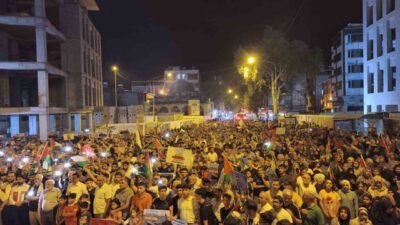 Adıyaman’da, Filistin ve Küresel Sumud Filosu’na destek amacıyla yürüyüş düzenlendi.