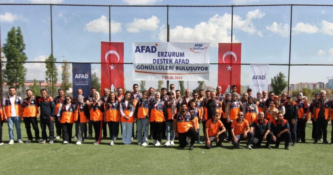 Erzurum’da Afet ve Acil Durum Müdürlüğünce “Destek AFAD Gönüllü Buluşması”