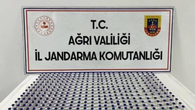 Ağrı’nın Doğubayazıt ilçesinde düzenlenen operasyonlarda çok sayıda kaçak ürün ele