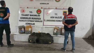 Ağrı’da düzenlenen uyuşturucu operasyonunda, İran’dan giriş yapan bir tırın yakıt