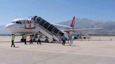 Erzincan Yıldırım Akbulut Havalimanı’nın 2025 yılı Ağustos ayına ait hava