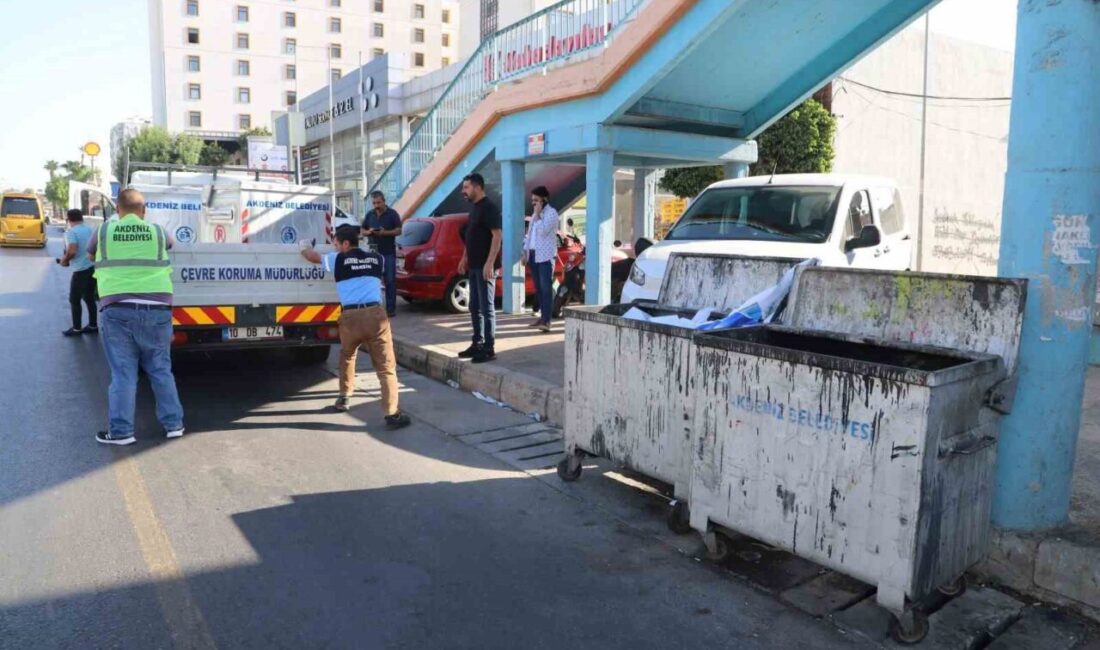 Akdeniz’de yeni çöp konteynerleri cadde ve sokaklara yerleştiriliyor Mersin’in merkez ilçe Akdeniz Belediyesi, kentte daha temiz ve düzenli