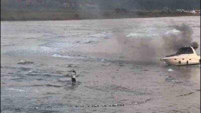 Muğla’nın dünyaca ünlü Sakinkent unvanlı Akyaka Mahallesi’nde denizde bulunan bir