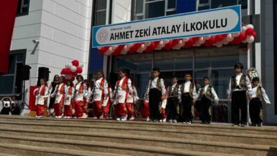 Zonguldak’ın Alaplı ilçesinde yapımı tamamlanan Ahmet Zeki Atalay İlkokulu ve