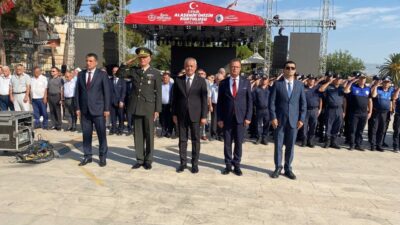 Manisa’nın Alaşehir ilçesinin düşman işgalinden kurtuluşunun 103. yılı düzenlenen törenlerle