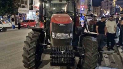 Çorum’da 1.76 promil alkollü olduğu tespit edilen traktör sürücüsü, 3