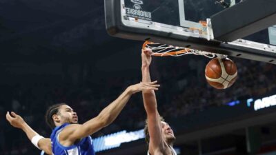 2025 Avrupa Basketbol Şampiyonası (EuroBasket 2025) yarı final maçında Almanya,