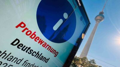 Almanya genelinde “Ulusal Uyarı Günü” kapsamında deprem, yangın, elektrik kesintileri
