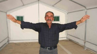 Amasya’da çobanlara 100 adet göçmen çadırı ve güneş enerjisi panel