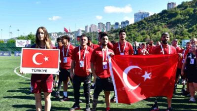 Türkiye Futbol Federasyonu’nun ’Türkiye Futbol Oynuyor’ projesi kapsamında destek verdiği