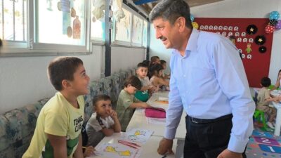 Mersin’in Anamur ilçesinde İlçe Müftülüğüne bağlı 4-6 yaş Kur’an kurslarında