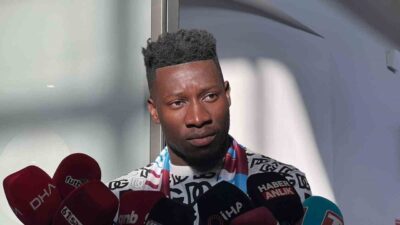 Trabzonspor’un Manchester United’dan kiralık olarak kadrosuna kattığı Andre Onana, bordo-mavililerin