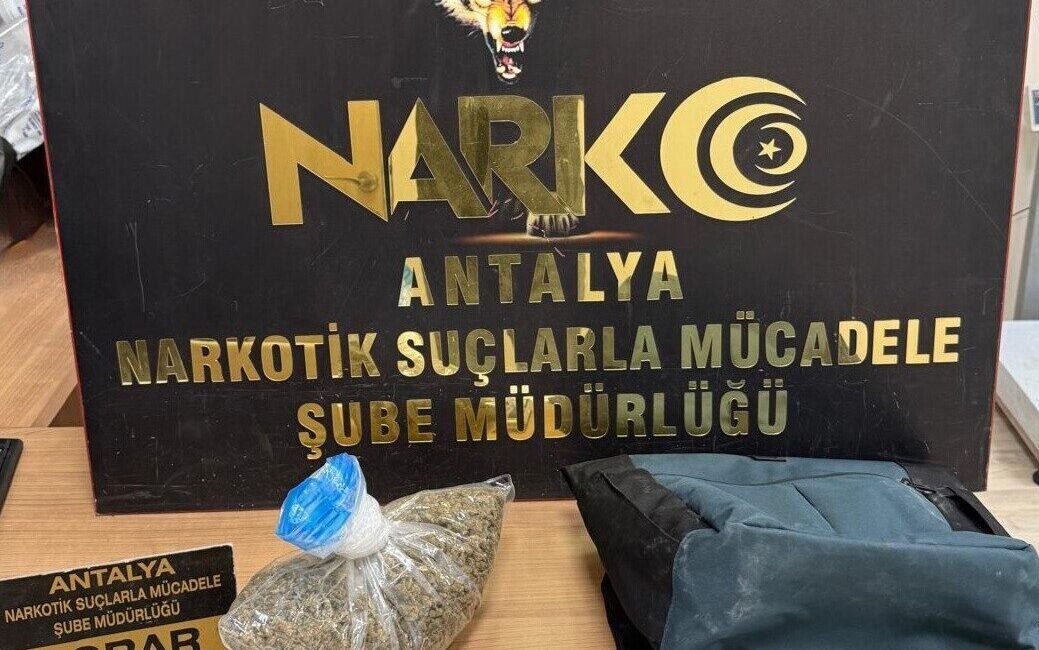 Antalya İl Emniyet Müdürlüğü ekiplerinin son bir haftada yürüttüğü narkotik