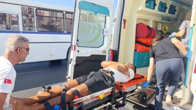 Antalya’nın Manavgat ilçesinde tır ile bisikletin çarpışması sonucu meydana gelen