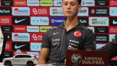 A Milli Futbol Takımı futbolcularından Arda Güler, İspanya maçı öncesi