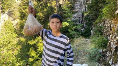 Artvin’in Yusufeli ilçesinde yaşayan 5. sınıf öğrencisi Eymen Bülbül, hafta