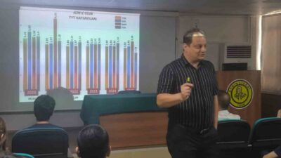 Eğitimci-Yazar Fatih Doğruyol, Aydın Lisesi’nde 12. Sınıf öğrencileriyle buluşarak başarılı