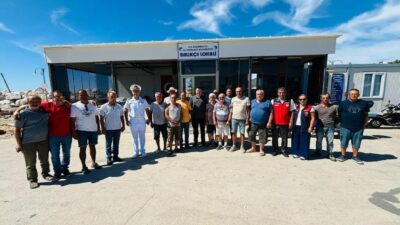 Çanakkale’nin Ayvacık ilçesinde Ayvacık Sahil Güvenlik Komutanlığı tarafından Küçükkuyu Balıkçı