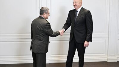Genelkurmay Başkanı Orgeneral Selçuk Bayraktaroğlu, Azerbaycan Cumhurbaşkanı İlham Aliyev tarafından