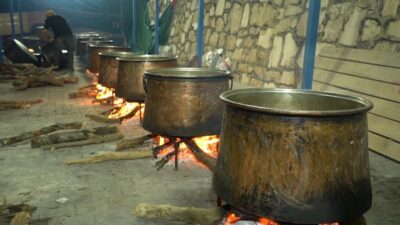 Babadağ Belediye Başkanı Murat Kumral, 26. Geleneksel Keşkek Festivali kapsamında