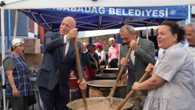 Babadağ, hayırseverlerin katkılarıyla gerçekleştirilen 26. Geleneksel Keşkek Festivali ev sahipliği