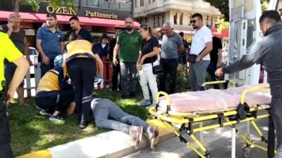 Samsun’un Bafra ilçesinde yaya geçidinde meydana gelen trafik kazasında 3