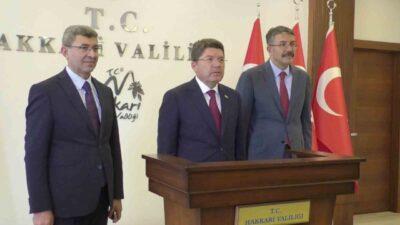 Adalet Bakanı Yılmaz Tunç, Hakkari Adalet Sarayı’nın temel atma töreni